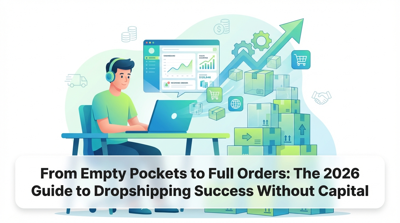 From Empty Pockets to Full Orders The 2026 Guide to Dropshipping Success Without Capital From Empty Pockets to Full Orders The 2026 Guide to Dropshipping Success Without Capital