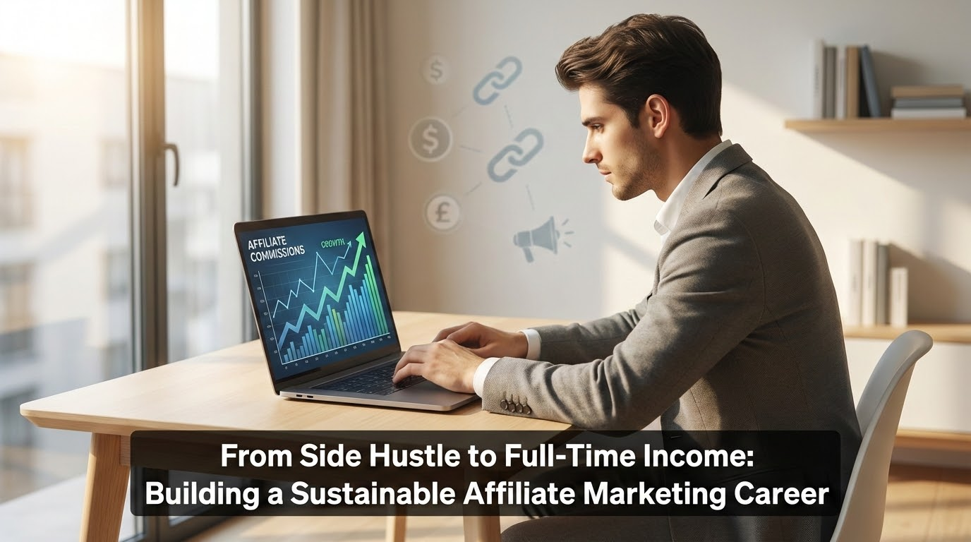 From Side Hustle to Full-Time Income Building a Sustainable Affiliate Marketing Career From Side Hustle to Full-Time Income Building a Sustainable Affiliate Marketing Career