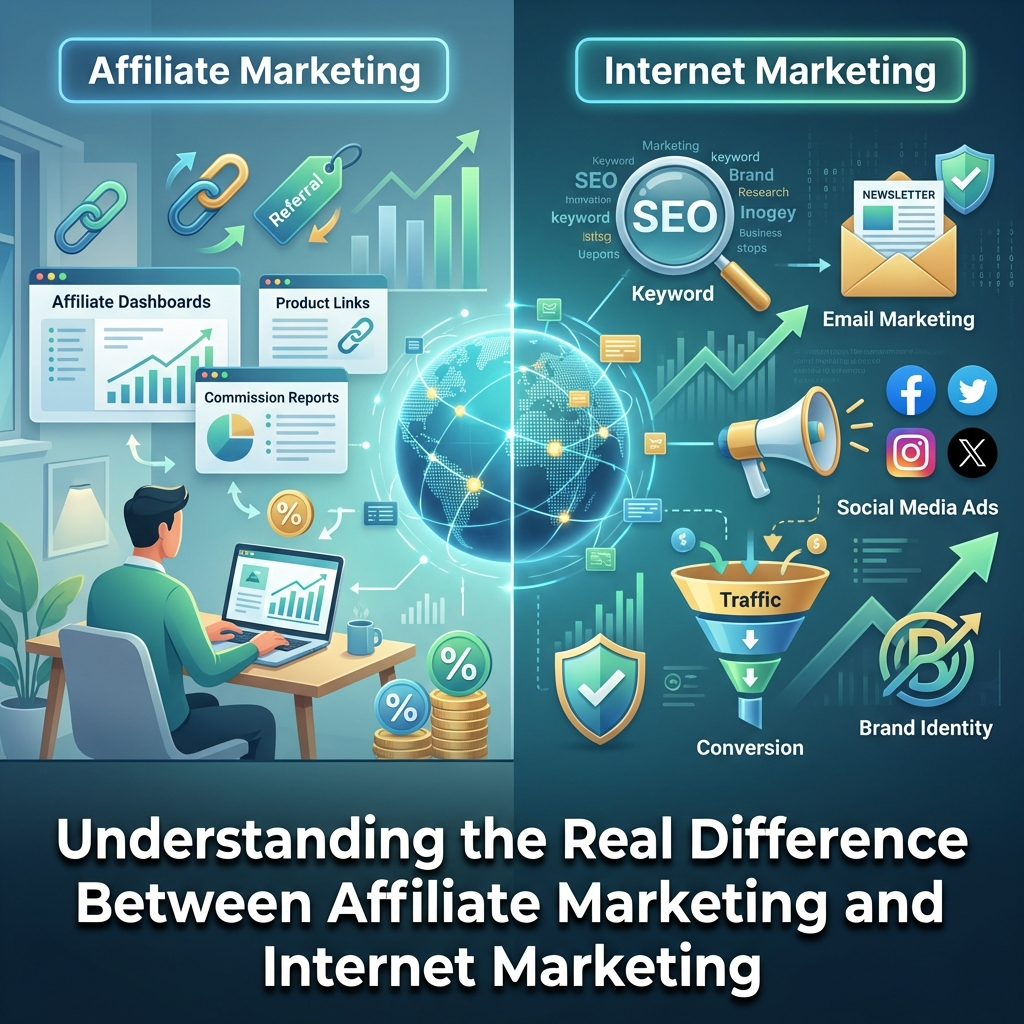 Understanding the Real Difference Between Affiliate Marketing and Internet Marketing (2) Understanding the Real Difference Between Affiliate Marketing and Internet Marketing